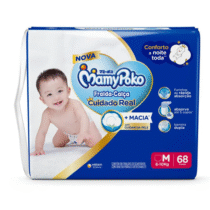 MamyPoko Fralda-Calça Premium Seca M 68 Unidades