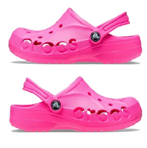 Sandália Crocs Baya Clog Kids Electric Pink