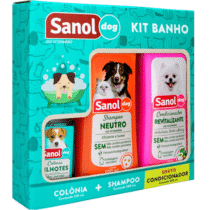 Kit Sanol Dog de Shampoo, Colônia e Condicionador
