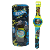 Relógio Digital Com Cofrinho Hot Wheels