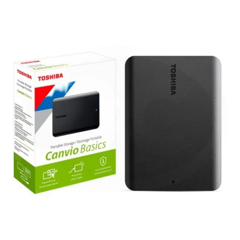 HD Externo Toshiba 1TB Canvio Basics Preto