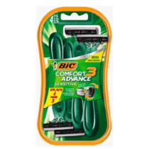 Aparelho Barbear Bic Comfort 3 Advance Sensitive 4 Unidades
