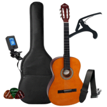 Kit Violão Iniciante Giannini Acústico N14 Nylon Completo