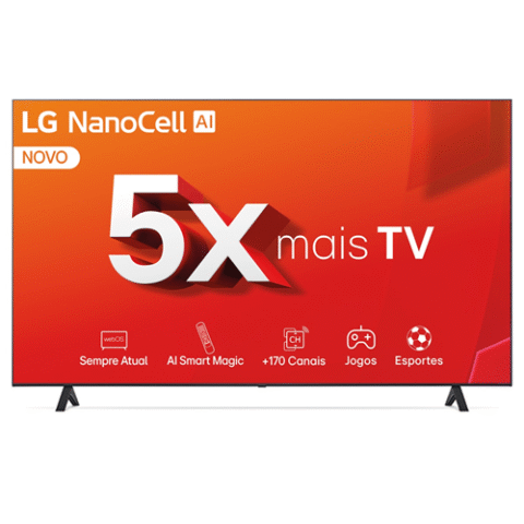 TV LG 65″ Smart 4K UHD NanoCell 65NANO80TSA