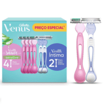 Kit Gillette Venus Suave 4 unidades + Venus Íntima 2 unidades