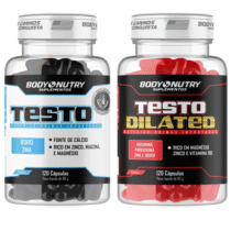 Kit Testo Pote 120 Cápsulas + Testo Dilated Pote 120 Capsulas