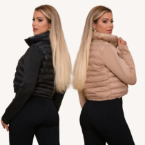 Jaqueta Acolchoada Puffer Feminina com Capuz Impermeável Versalis Moda (3 cores)