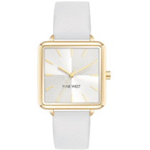 Relógio Feminino Nine West Couro Sintético Branco