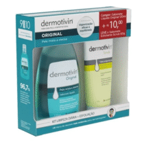 Kit Sabonete Líquido Original Pele Mista a Oleosa 120ml + Scrub Sabonete Cremoso Esfoliante 60g Dermotivin Kit Sabonete Líquido Original Pele Mista a Oleosa 120ml + Scrub Sabonete Cremoso Esfoliante 60g Dermotivin