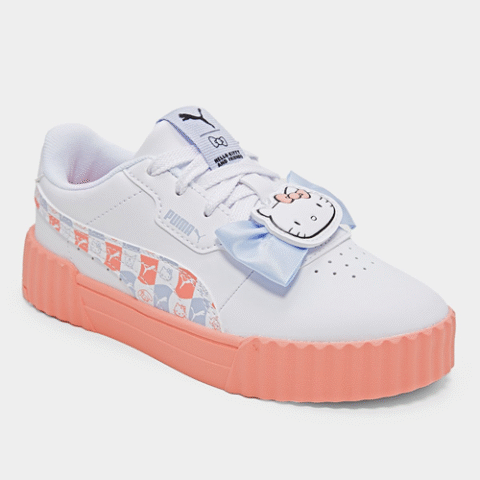 Tênis Infantil Puma Carina 3.0 Hello Kitty Menina