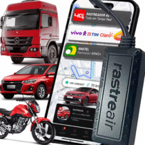 Rastreador Automotivo 4G+ Original para Carro Moto Caminhão