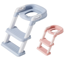 Redutor De Assento Sanitario com Escadinha Inteligente Azul ou Rosa