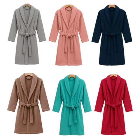 Roupão Banho Adulto Unissex Microfibra Antialérgico Cancitex