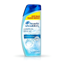 Shampoo Anticaspa Head & Shoulders Limpeza Eficaz 650ml