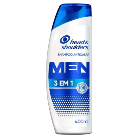Shampoo Head & Shoulders Men 3 Em1 400ml