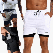 Shorts Masculino Compreensão 2 Em 1 Kaizen