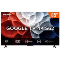 Smart TV Semp 65″ LED HVA 4K Bluetooth 3 HDMI Wi-Fi Android Google TV HDR10+ Google Cast