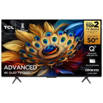 Smart TV TCL QLED 50” 4K UHD Google TV Dobly Vision