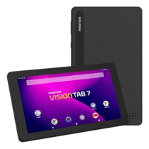Tablet Positivo Vision TAB 7 Wi Fi Processador Octa-Core 3GB RAM 64GB Tela 7” Bateria 3100mAh Android 14 Go Preto