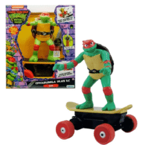 Tartarugas Ninja Skate de Controle Remoto 7 funções Raphael 33cm Cowabunga Candide