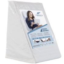 Travesseiro Triangular Encosto Anatômico Branco Fibrasca