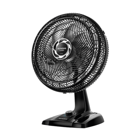 Ventilador de Mesa 40cm Turbo Mondial 140W Preto/Prata 110V