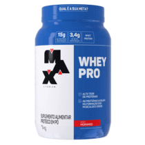 Whey Pro Max Titanium Morango 1Kg