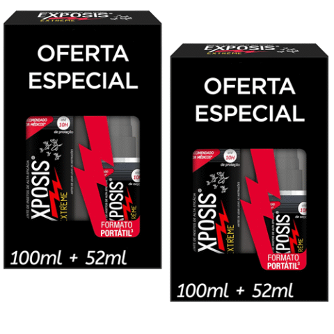 2 Kits Repelente Exposis Spray com Icaridina 100ml e 52ml
