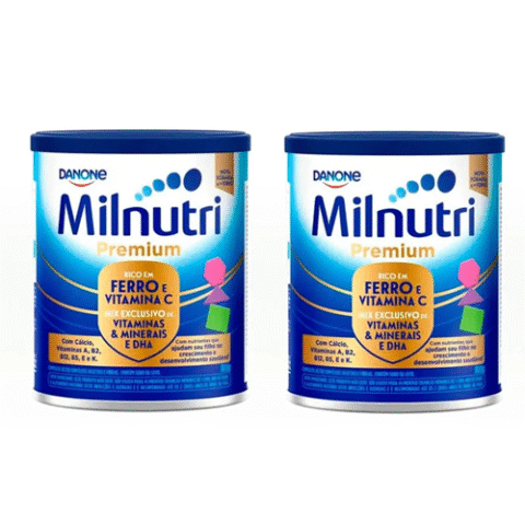2 Latas Milnutri Premium Danone Nutricia 800g