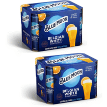 2 Packs Cerveja Belgian White Ale Blue Moon Lata 350ml Com 12 Unidades cada