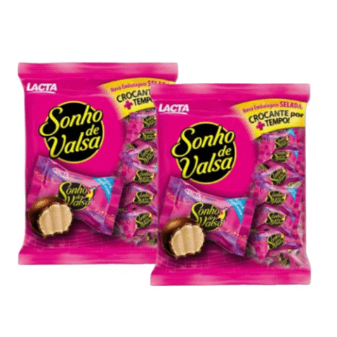2 Pacotes Chocolate Sonho de Valsa 1Kg