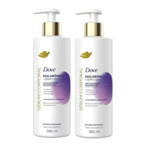 2 Unidades Dove Sérum Hidratante Corporal Hialurônico + Dermo Renovador 380ml