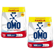2 Unidades Omo Sabão em Pó Lavagem Perfeita 4Kg