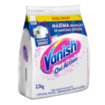 Vanish Tira Manchas Em Pó Crystal White Oxi Action 2,5Kg