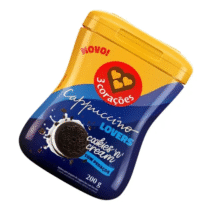 3 Corações Cappuccino Sabor Cookies n’ Cream 200g