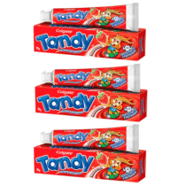 3 Unidades Creme Dental Colgate Tandy Morangostoso 50g