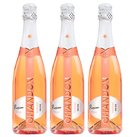 3 Unidades Espumante Chandon Passion Rose 750ml