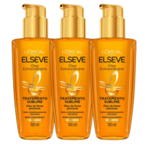 3 Unidades Óleo Capilar Elséve Extraordinário 100ml