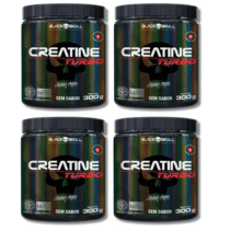 4 Unidades Black Skull Creatine Turbo 300g