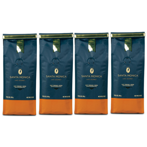 4 Unidades Café Santa Mônica Gourmet Moído 250g