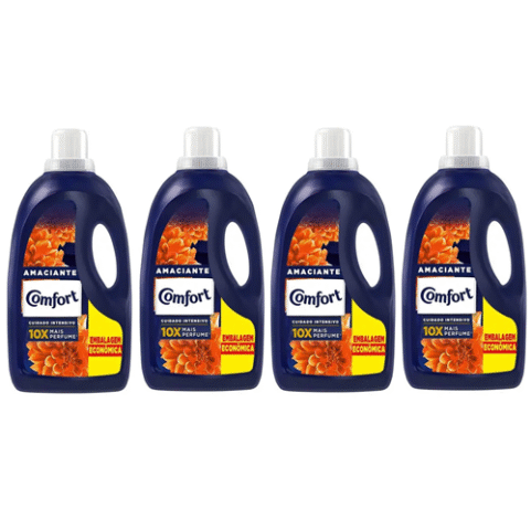 4 Unidades Comfort Amaciante Concentrado Energia Floral 3L