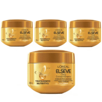 4 Unidades Elseve Creme de Tratamento Óleo Extraordinário 300g 4 Unidades Elseve Creme de Tratamento Óleo Extraordinário 300g