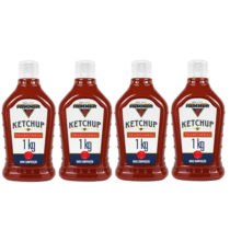 4 Unidades Hemmer Ketchup Tradicional 1Kg
