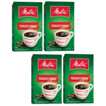 4 Unidades Melitta Café Tradicional Vácuo 500g