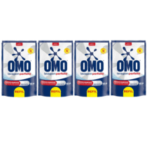 4 Unidades OMO Sabão Líquido Refil Omo Lavagem Perfeita Refil 900ml