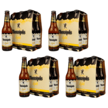 4 Unidades Pack de Therezopolis Gold Lager Ln 355ml 6 Unidades