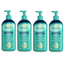 4 Unidades Pampers Shamp Glicerina 400ml