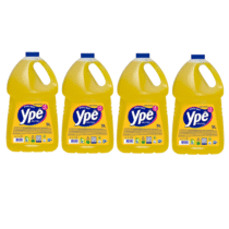 4 Unidades Ypê Detergente Neutro 5L