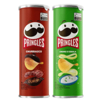 5 Unidades Batata Frita Pringles Creme & Cebola ou Churrasco 104g