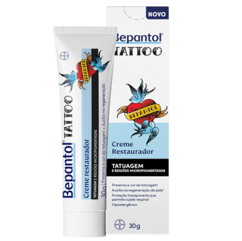 Bepantol Derma Tattoo Hidratante Corporal e Pomada Restauradora 30g